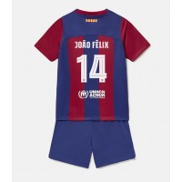 Barcelona Joao Felix #14 Replica Home Minikit 2023-24 Short Sleeve (+ pants)